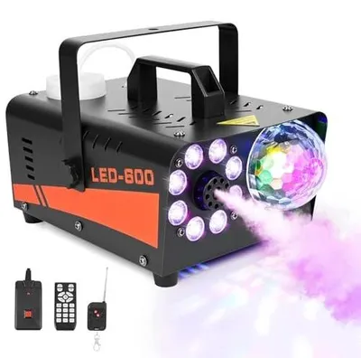 Zdjęcie produktu dla Maszyna do mgły 600W rgb 13 kolorów LED na imprezę imprezy