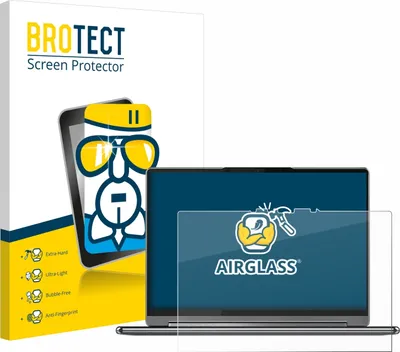 Produktbild von BROTECT Schutzglas für Lenovo Yoga 9i Gen 9 2-in-1 14" Schutzfolie Panzer Folie Glas Display Schutz klar