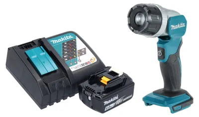 Produktbild von Makita DML 808 RG1 Akku Handstrahler 14,4 / 18 V 190 lm LED + 1x Akku 6,0 Ah + Ladegerät
