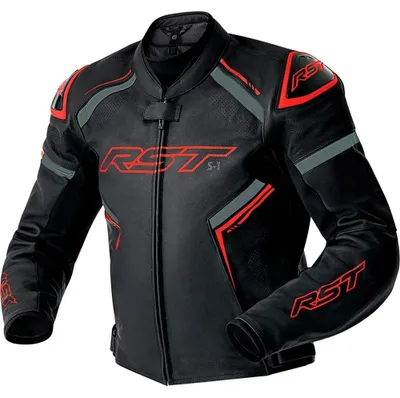 Immagine prodotto di Giacca in pelle nera perforata RST S1 D3o, taglia 3XL, uomo