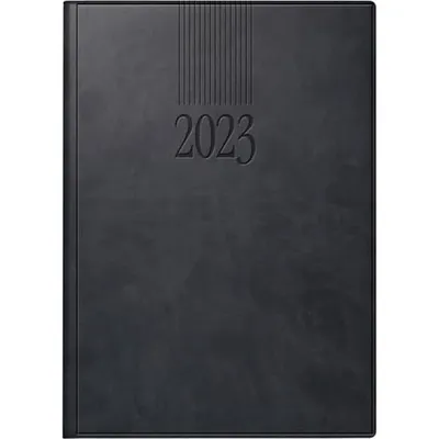 Immagine prodotto di Libro Calendario Roma 1 14,2x20cm 1 giorno/pagina Pelle finta nero 2023