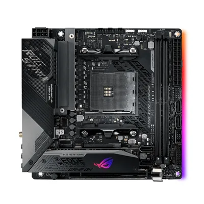 Obrázok produktu pre ASUS ROG Strix X570-I Gaming, AMD, Socket AM4, AMD Ryzen 2000 Series, AMD Ryzen 3000 Series, DDR4-SDRAM, 64 GB, DIMM