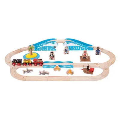 Obrázok produktu pre Bigjigs Rail Drevený vláčik Piráti