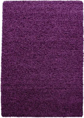 Produktbild von Hochflor Teppich Lux Läufer, Farbe: Lila, Größe:80x150 cm