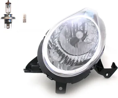 Productafbeelding van Johns koplamp, geschikt voor Nissan Micra K12, modeljaren 09/07-06/10, linkerzijde + lamp