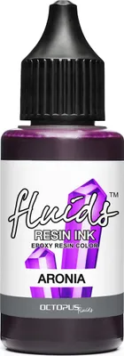 Obrázek produktu pro Octopus Fluids Resin Ink ARONIA, alkoholový inkoust pro epoxidovou pryskyřici a UV pryskyřici, fialový