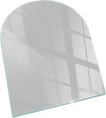 Imagen del producto de Color: Gris claro. Placa de vidrio para: estufa de leña. Placa de vidrio para chimenea. Cristal protector. Placa de protección contra chispas. Placa de vidrio resistente al fuego. Placa de protección contra el calor. Protección de suelo de vidrio. Dimensiones: 80 x 70 cm