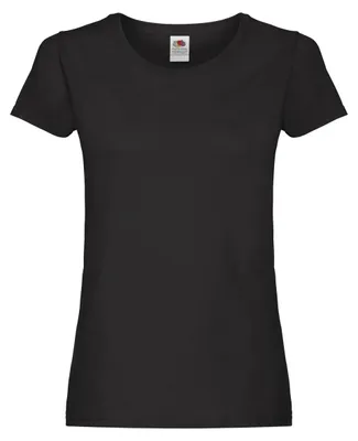 Produktbild von Fruit of the Loom - "Original" T-Shirt für Damen LT1836 (XS) (Schwarz)
