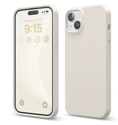 Produktbild von Elago Premium Silikonhülle für iPhone 15 Stone
