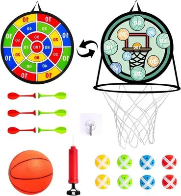 Image de Cible de fléchettes pour enfants - jeu sportif - pièce unique - colorée