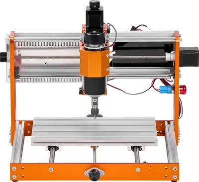 Obrázek produktu pro CNC frézka, vřeteno 500 W, 3osá frézka na dřevo, s pracovní plochou 300 x 180 x 80 mm, offline ovladač, koncový spínač, nouzové zastavení, pro řezání a řezbářství dřeva, akrylu a plastu