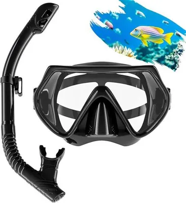 Immagine prodotto di Ervaar - Set da snorkeling per adulti - nero