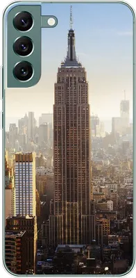 Produktbild von König Design Hülle kompatibel mit Samsung Galaxy S22 Plus 5G Kunststoff Soft Handyhülle - Handy Case Empire State Building