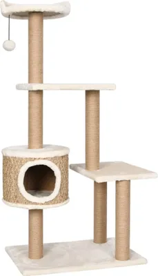 Immagine prodotto di Albero per Gatti con Palo Tiragraffi 123 cm in Giunco