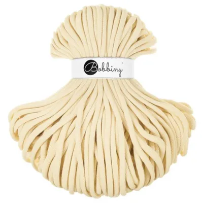 Obrázok produktu pre Bobbiny Jumbo 9 mm 100 m Butter Yellow Špagát