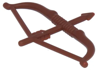Obrázek produktu pro LEGO, tmavě hnědá minifigurka, zbraň – dlouhý luk se šípem (93231) –