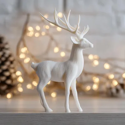 3D-gedruckte Hirschfigur – Decords, Produktansicht 1