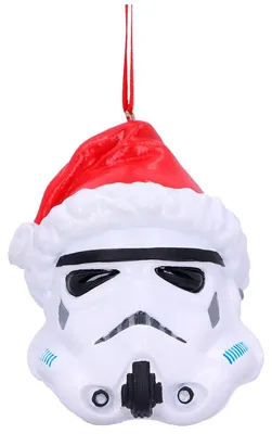 Zdjęcie produktu dla Nemesis Now Oryginalna ozdoba choinkowa Stormtrooper Santa Hat 8 cm