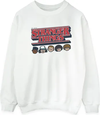 Produktbild von Netflix - "Stranger Things" Sweatshirt für Herren BI44942 (M) (Weiß)
