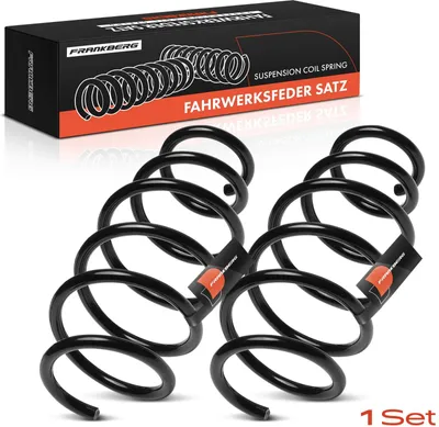 Immagine prodotto di Frankberg 2x molla di sospensione asse anteriore per Opel Corsa E X15 Corsa E furgone/hatchback anno dal 2014