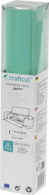 Produktbild von craftcut Premim Vinyl matt- 33 x 244 cm - Aqua Green