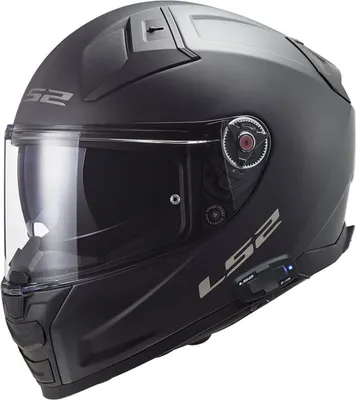 Zdjęcie produktu dla Kask LS2 FF811 VECTOR II INTERCOM Solid czarny matowy rozmiar XL