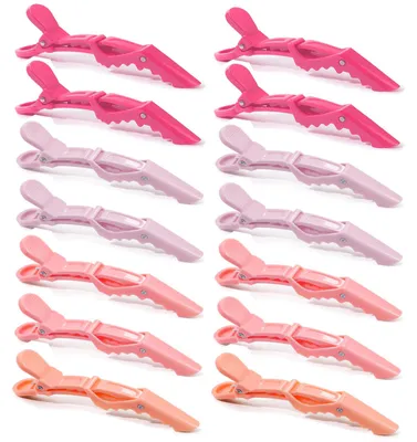 Produktbild von 14 Haarspangen, Haarnadeln, Friseurbedarf, rosa, Haarspangen für Damen, für dickes und dünnes Haar
