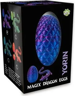 Image de Œuf de dragon \MagiX Dragon Egg YORIN\", lilas, dragon 22,5 cm & œuf 8 cm"