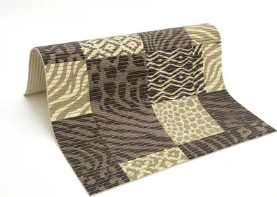 Image de Housse pour machine à laver Patchwork (Marron)