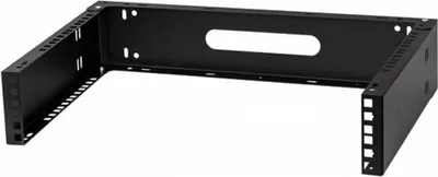 Image de Rack Halterung Wandmontage 19" 2U, 330mm, schwarz
