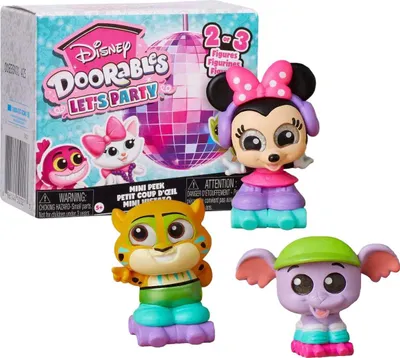 Produktbild von Just Play Doorables Mini Peek Pop Up Party, 5 Jahr(e), Mehrfarbig, Kunststoff