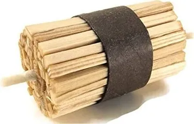 Immagine prodotto di 16 pezzi Accendifuoco inodore per uso interno ed esterno "K-LUMET" Perfetto per barbecue, cucine, caminetti, focolari e forni | Soluzione ecologica a base di legno e cera