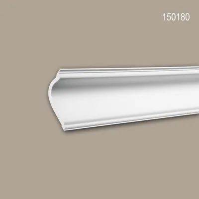 Produktbild von PROFHOME 150180 Eckleiste aus Polyurethan Deckenleiste Stuckleiste 2 m