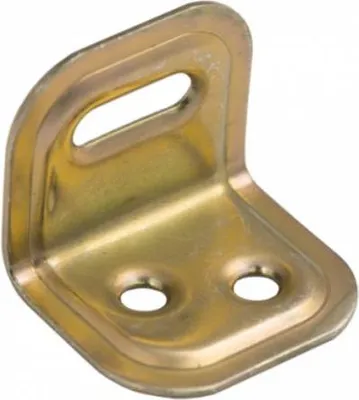 Produktbild von Verstellwinkel geprägt 25 x 25 x 29 mm galvanisch gelb verzinkt