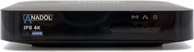 Produktbild von Anadol IP8 4K UHD IP-Receiver (Linux E2 + Define OS, Multiboot, H,265, HDMI, Mediaplayer, schwarz)