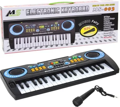 Produktbild von Keyboard-Orgelklavier mit Mikrofon für Kinder