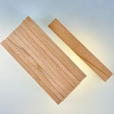Obrázek produktu pro Americké třešňové dřevěné řemeslné bloky přírodní/select cca 160x22x8mm 32 tyčinek