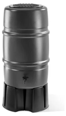 Image de Réservoir de récupération d'eau de pluie de 227 litres, avec support et système de vidange