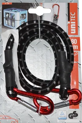 Obrázok produktu pre napínač batožiny uniTEC s karabínou, dĺžka: 800 mm