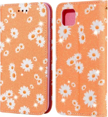 Produktbild von König Design Hülle kompatibel mit Huawei Y5p Kunstleder Handyhülle - Handy Case Orange