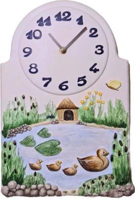 Produktbild von Küchenuhr "See mit Enten" - Terrastudio Modell: 00.2606
