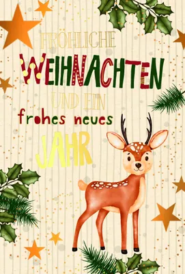 Produktbild von Weihnachten Grußkarte - Glückwunschkarte mit Umschlag Green Line