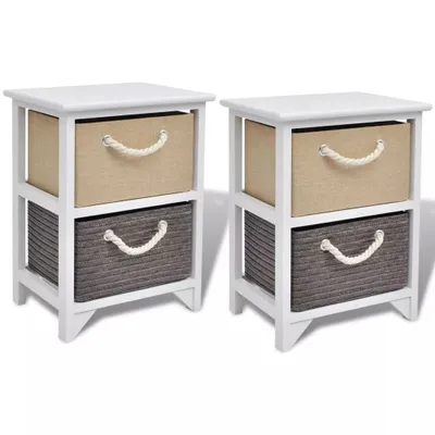 Immagine prodotto di vidaXL Comodini 2 pz. In legno