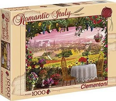 Produktbild von Clementoni 39260.5 - Puzzle Romantikpuzzle Toscana, 1000 Teile