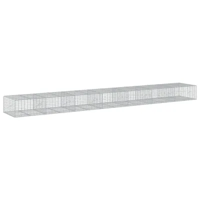 Obrázek produktu pro vidaXL Gabion s víkem 700x100x50 cm Pozinkované železo