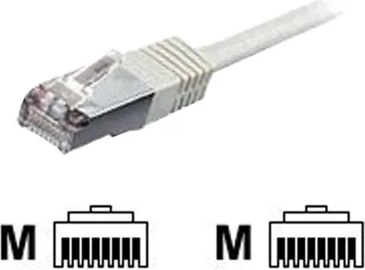 Immagine prodotto di Equip Patchkabel Cat6       S/FTP 2xRJ45 15.00m    weiß LSZH Polybeutel