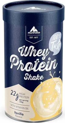 Produktbild von Multipower Whey Protein Shake - 420g-Dose Vanilla