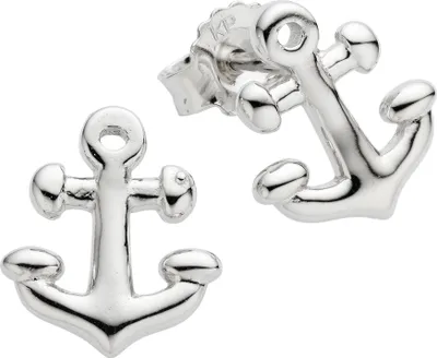Produktbild von Zeeme Basic Ohrringe 925/- Sterling Silber 1,1cm weiß ohne 358220542