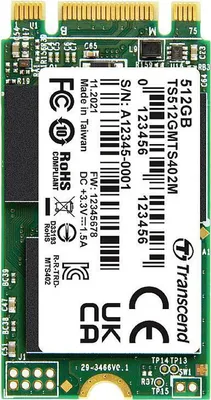 Image de Transcend MTS402M - 256 Go - M.2 - 530 Mo/s - 6 Gbit/s