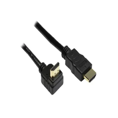 Produktbild von High-Speed-HDMI®-Kabel mit Ethernet, Winkelstecker oben, vergoldete Stecker, 1m, Good Connections®